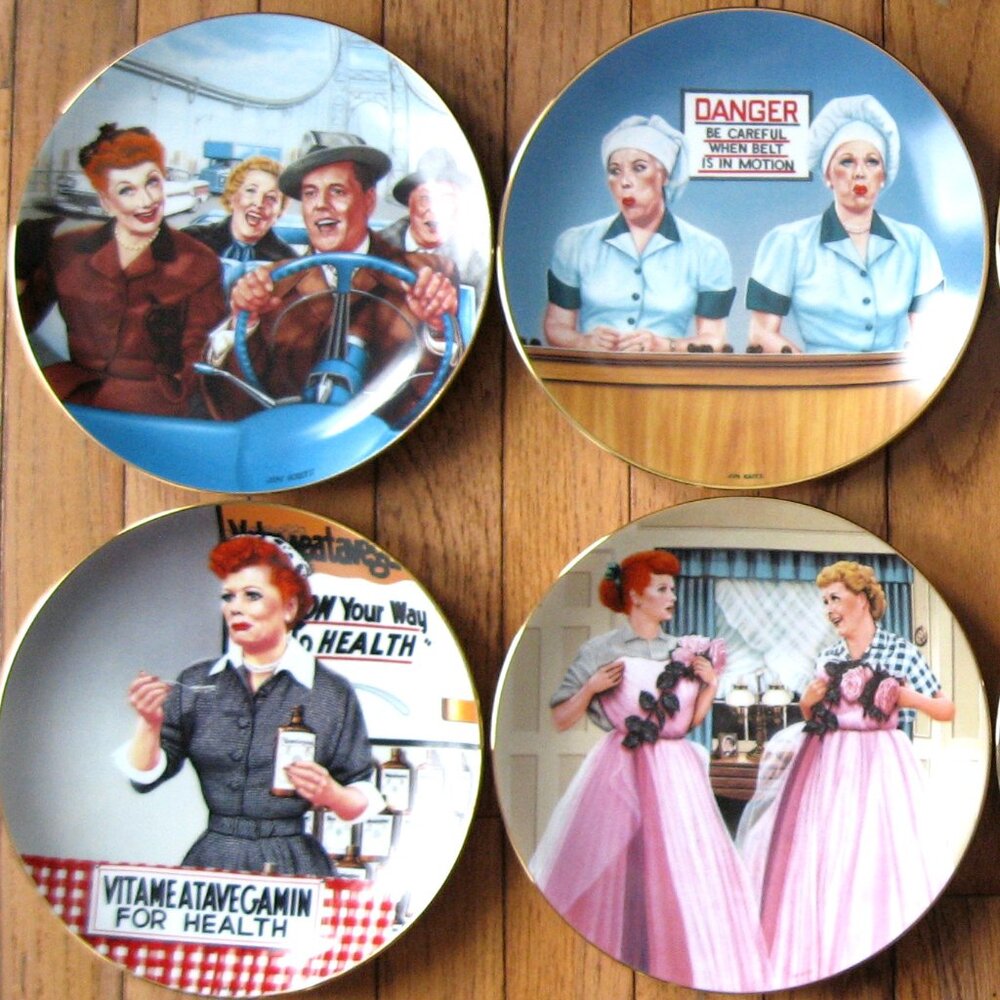 Lucille Ball Hamilton 8 plate collection